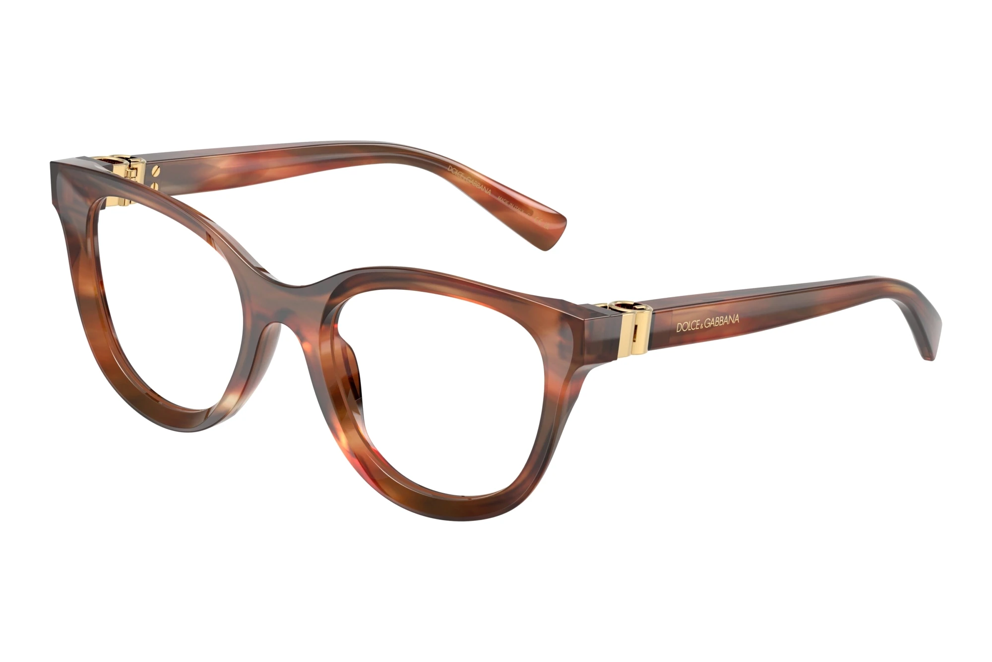 Dolce & Gabbana   DG3437 3221 Striped Brown