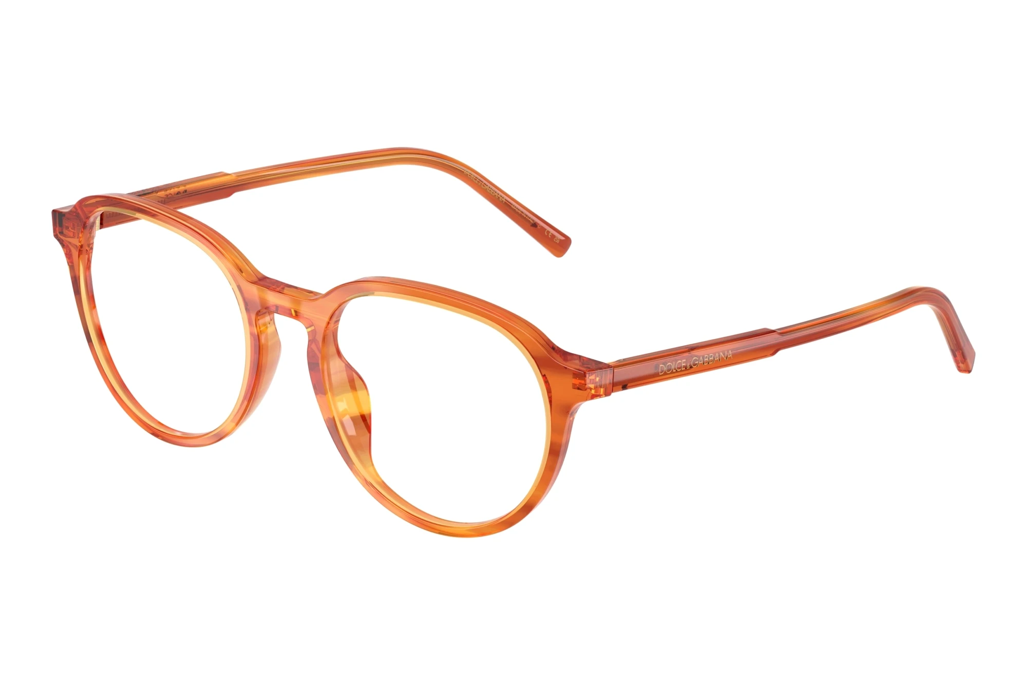 Dolce & Gabbana   DG3444 3483 Camel On Striped Ginger
