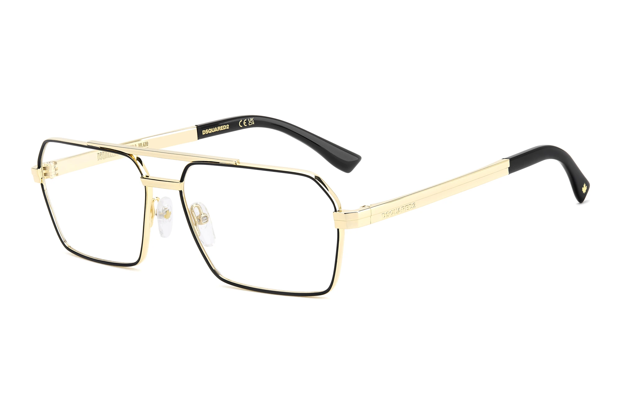 Dsquared2   D2 0217 I46 MATTE BLACK GOLD