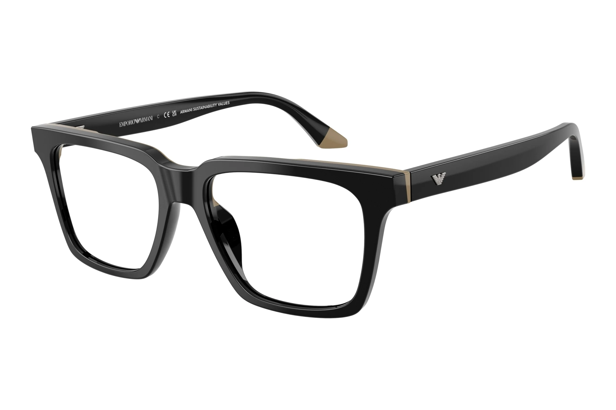 Emporio Armani   EA3272U 6313 Black/Beige