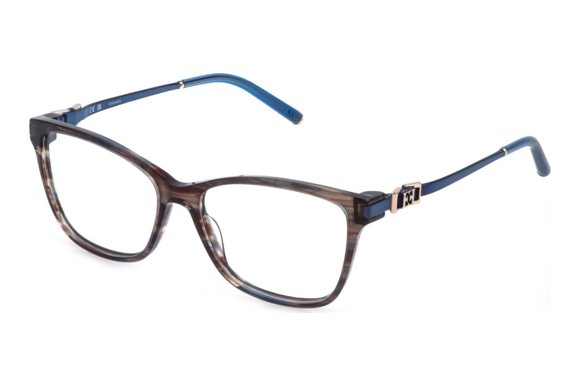 Escada   VESG25 0LMB STRIPED BROWN+BLUE