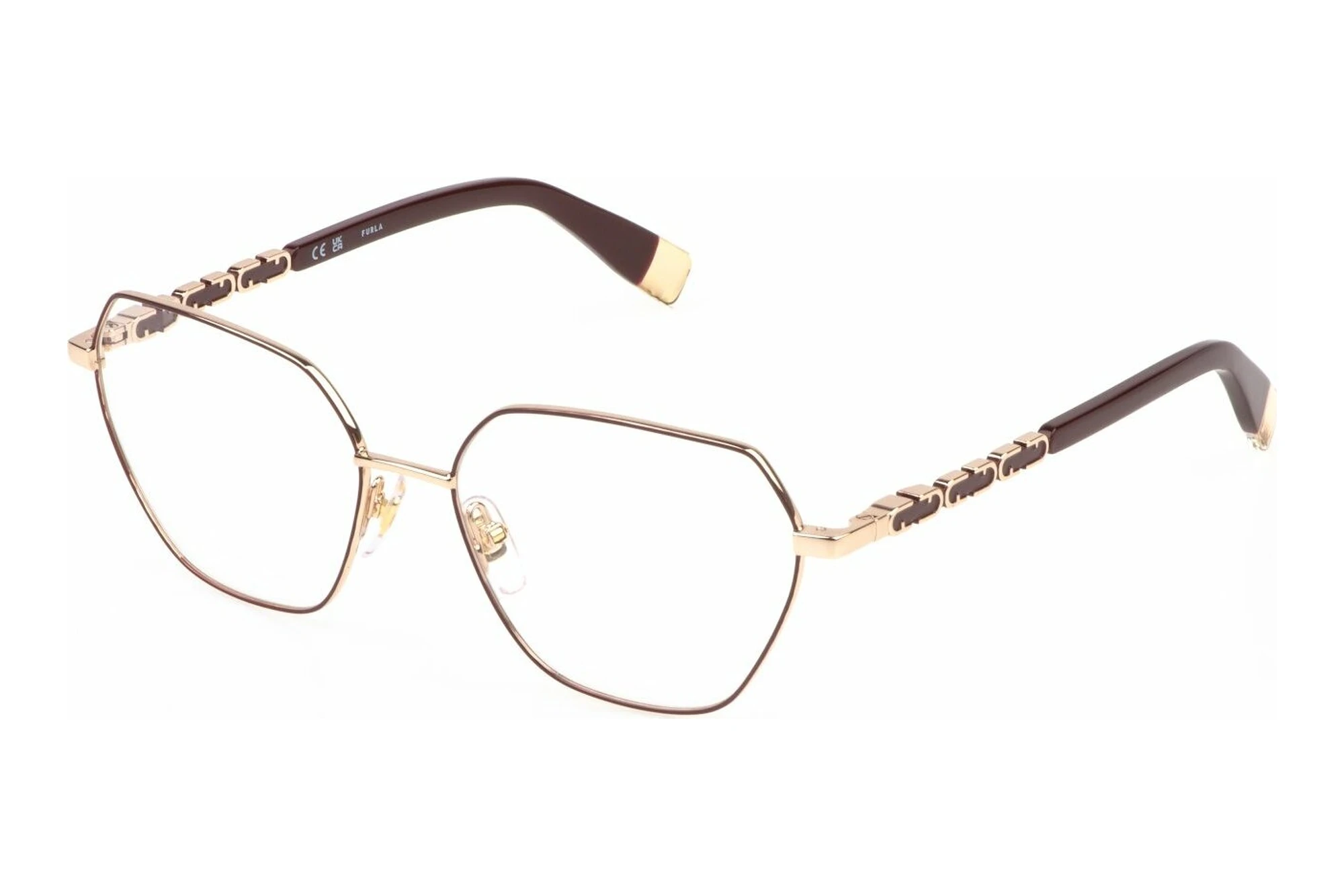 Furla   VFU834 0307 SHINY ROSE GOLD WITH BORDEAUX PARTS