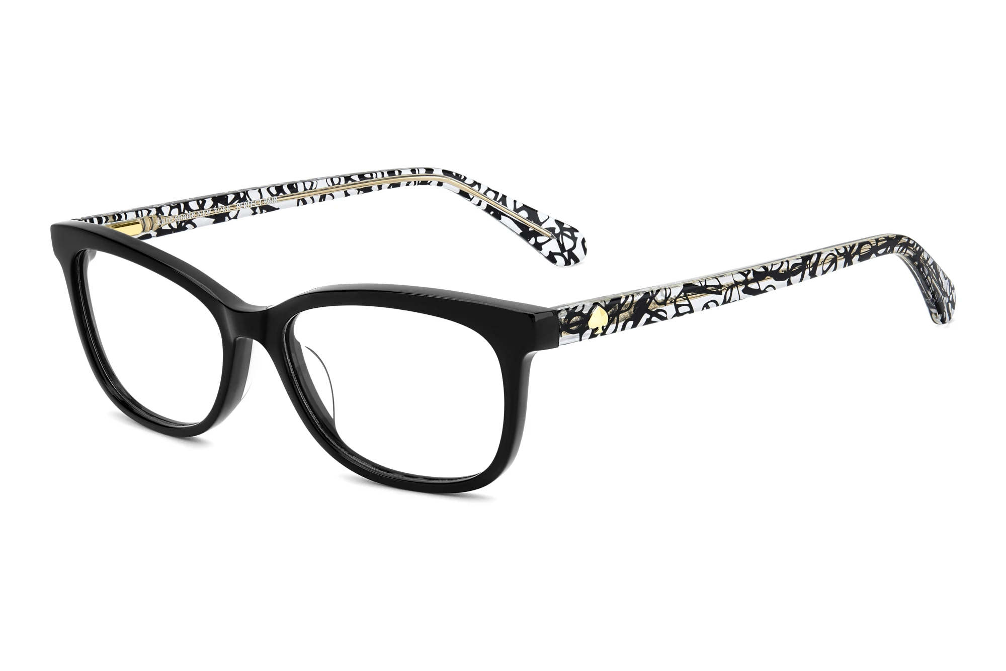 Kate Spade   BRONWEN/3 W08 BLACK PATTERN CRYSTAL