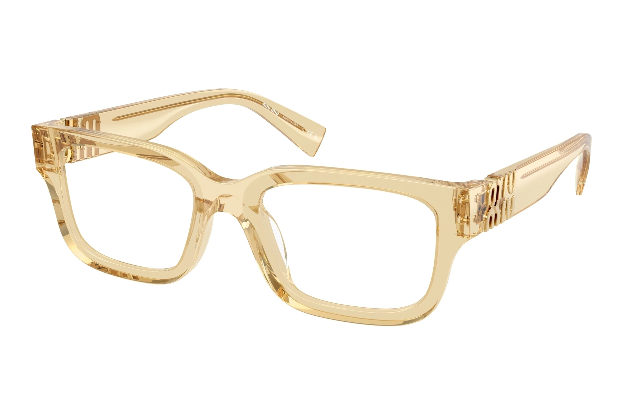 Miu Miu   MU 02YV 11T1O1 Trasparent Beige