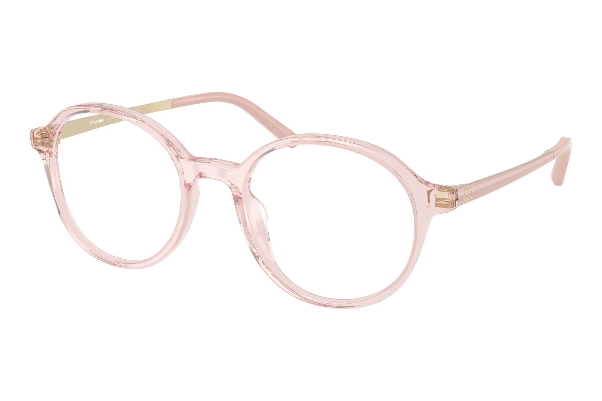 Miu Miu   MU 10ZVU 26Q1O1 Trasparent Pink