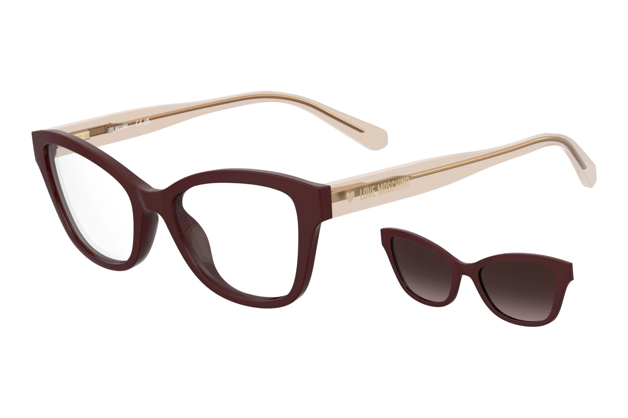 Moschino   MOL657/C/TN LHF BURGUNDY 2