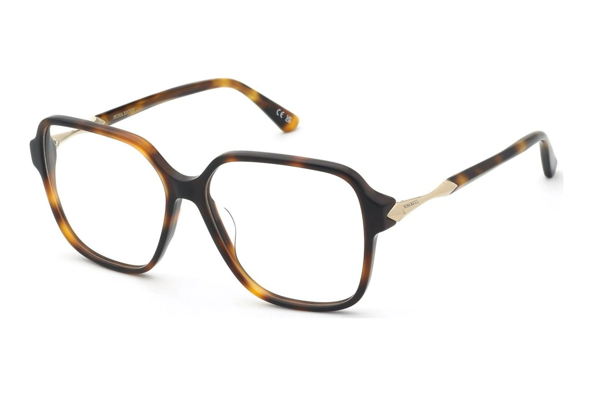 Nina Ricci   VNR472 0752 SHINY DARK HAVANA