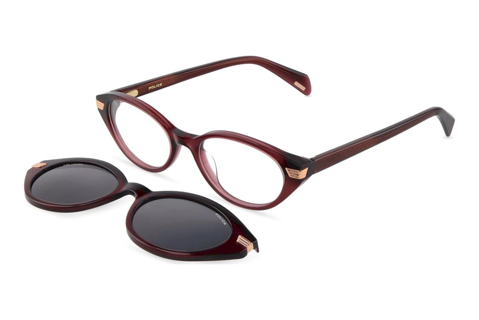 Police   UPLV67 99NP SHINY OPAL BORDEAUX