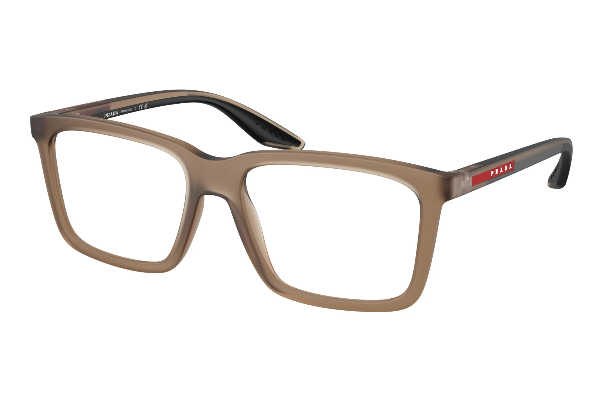 Prada Linea Rossa   PS 03SV 29F1O1 Frosted Brown