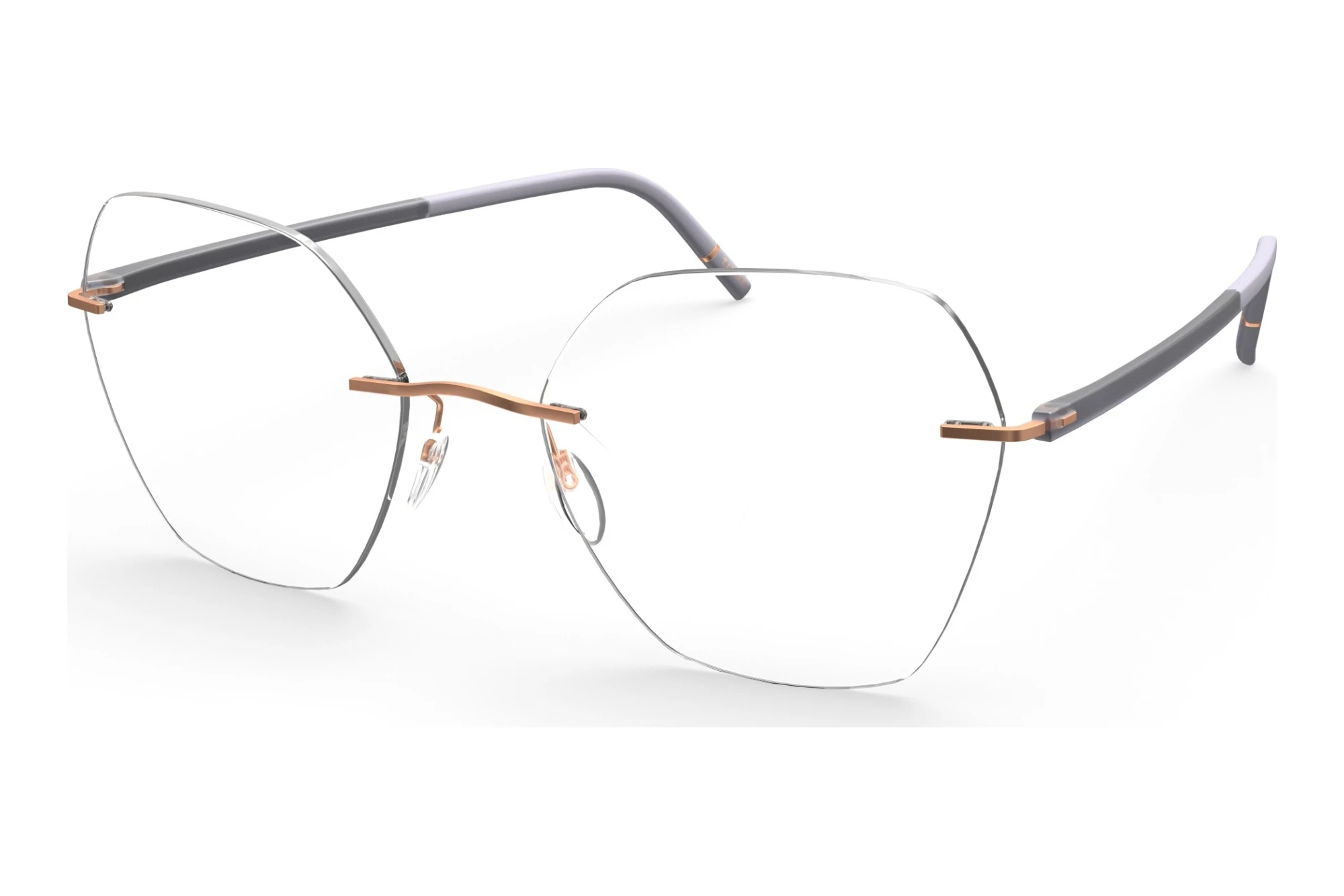 Silhouette   5567-LX 3532 Rosegold Lilac