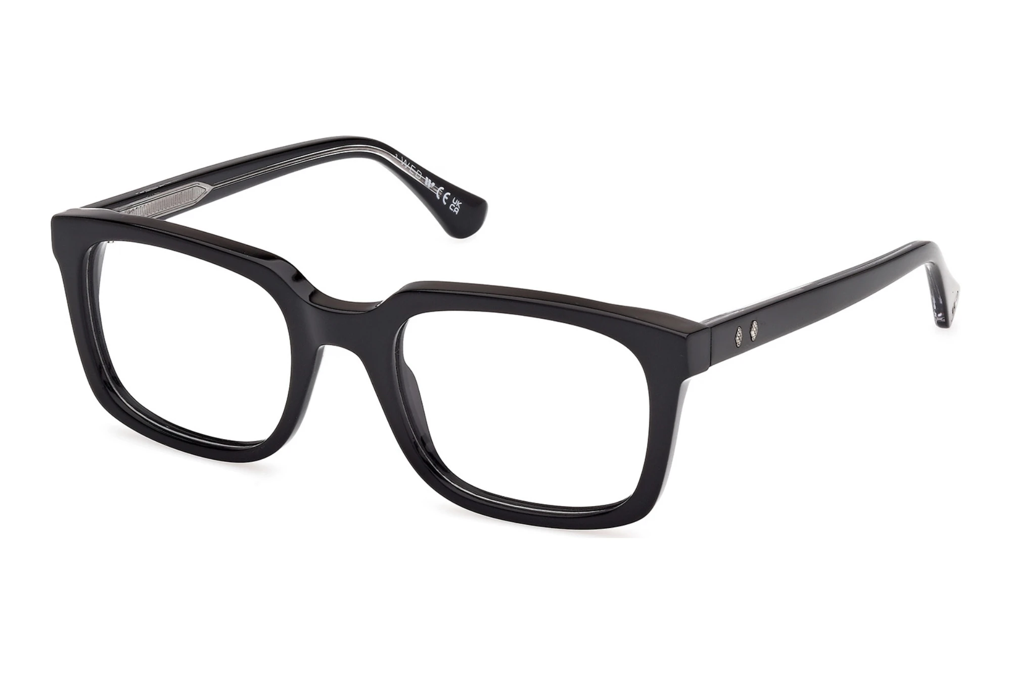 Web Eyewear   WE5445 005 Schwarz/Kristall