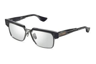 DITA DTX-410 02A ANTIQUE SILVER - MIDNIGHT BLACK SWIRL