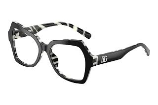 Dolce & Gabbana DG3429 3372 Black On Zebra