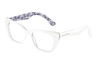 Dolce & Gabbana DX3357 3371 White On Blue Maiolica