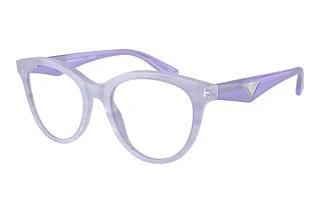 Emporio Armani EA3236 6113 Shiny Striped Lilac