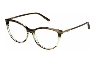 Escada VESE35 06U8 STRIPED SHINY BROWN/GREEN