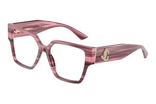 Jimmy Choo JC3032B 5064 Striped Cranberry