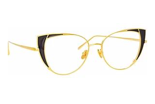 Linda Farrow LFL855/V C11 YELLOW GOLD AND TRANSLUCNET BLACK EPOXY