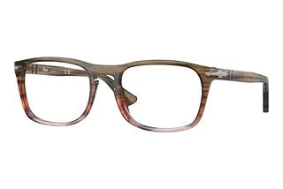 Persol PO3344V 1206 Striped Brown Gradient Red