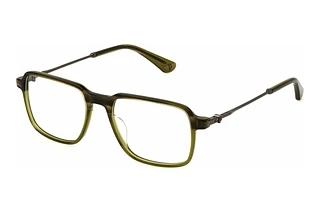 Police VPLN24 09R2 STRIPED GREEN+GREEN HORN