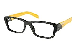 Prada PR 07ZV 19D1O1 Black/Yellow Marble