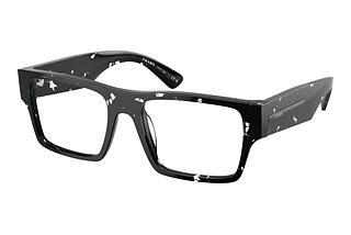 Prada PR A08V 15O1O1 Havana Black Transparent