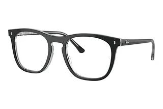 Ray-Ban RX2210V 8367 Dark Grey On Transparent Light Grey