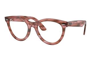 Ray-Ban RX2241V 8363 Striped Transparent Pink