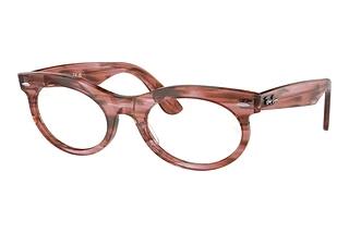 Ray-Ban RX2242V 8363 Striped Transparent Pink