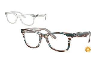 Ray-Ban RX4340V 8382 Photo Striped Light Blue