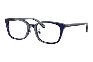 Ray-Ban RX5407D 5986 Transparent Dark Blue