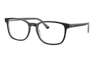 Ray-Ban RX5418 8367 Dark Grey On Transparent Grey