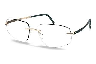 Silhouette 5529-MN 5540 Teal / Brass
