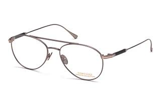 Tom Ford FT5716-P 012 Glänzend Satiniert Dunkel Ruthenium