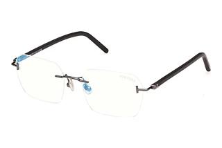 Tom Ford FT5934-B 012 Glänzend Dunkel Ruthenium