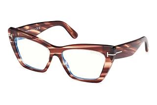 Tom Ford FT6026-B 054 Rot Havanna