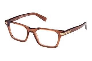 Zegna EZ5294 048 Glänzend Dunkelbraun