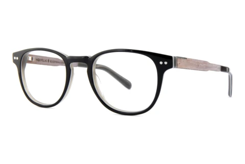 Lunettes de vue Wood Fellas Bogenhausen Premium (10936 chalk oak/black white)