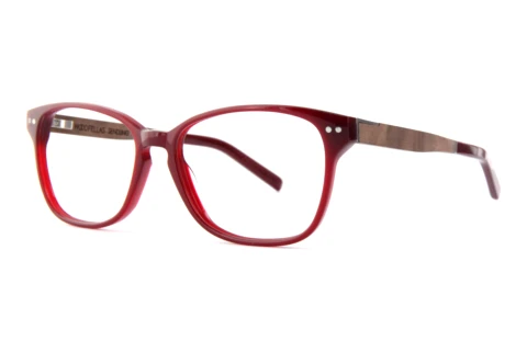 Lunettes de vue Wood Fellas Sendling Premium (10937 curled/burgundy)