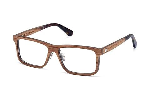 Lunettes de vue Wood Fellas Eisenberg (10943 zebrano)