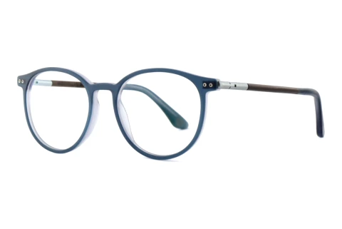 Lunettes de vue Wood Fellas Point (11037 curled/blue)