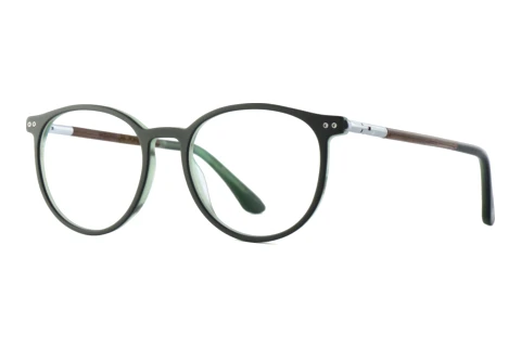 Lunettes de vue Wood Fellas Point (11037 curled/green)