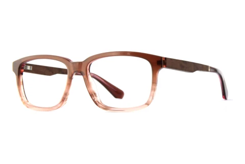 Lunettes de vue Wood Fellas Reflect (11039 curled/brw)