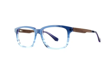 Lunettes de vue Wood Fellas Reflect (11039 walnut/blue)