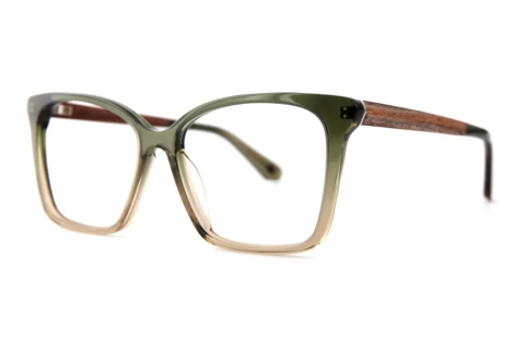 Lunettes de vue Wood Fellas Curve (11042 macassar/green)