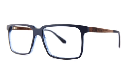 Lunettes de vue Wood Fellas Next (11043 curled/blue)