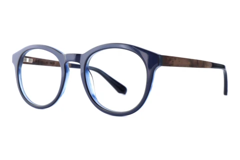 Lunettes de vue Wood Fellas Drop (11071 curled/blue)