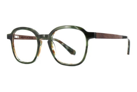 Lunettes de vue Wood Fellas BLOOM (11084 curled/green)