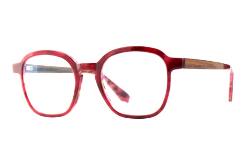 Lunettes de vue Wood Fellas BLOOM (11084 macassar/burgundy)