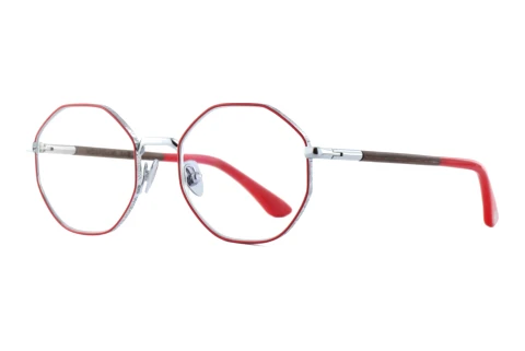 Lunettes de vue Wood Fellas EASE (11087 curled/silver/red)